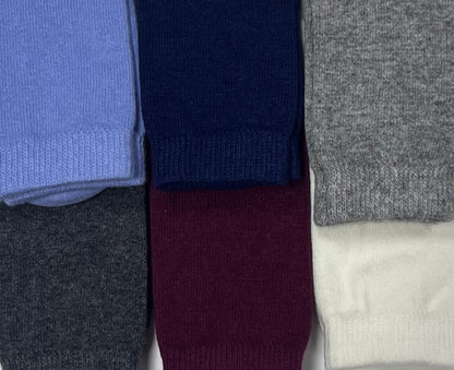 Confezione da 6 paia di calze corte in merino e cashemere Pezzini DCZ-330 Assortimento 1