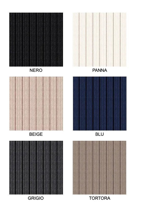 Confezione da 6 paia di calze donna in cashmere a costa Meritex 450