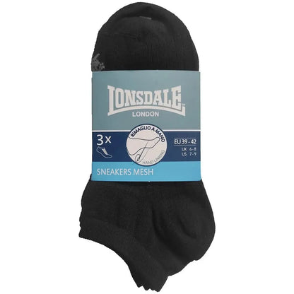 Confezione da 6 paia di calze in cotone Lonsdale LNS30