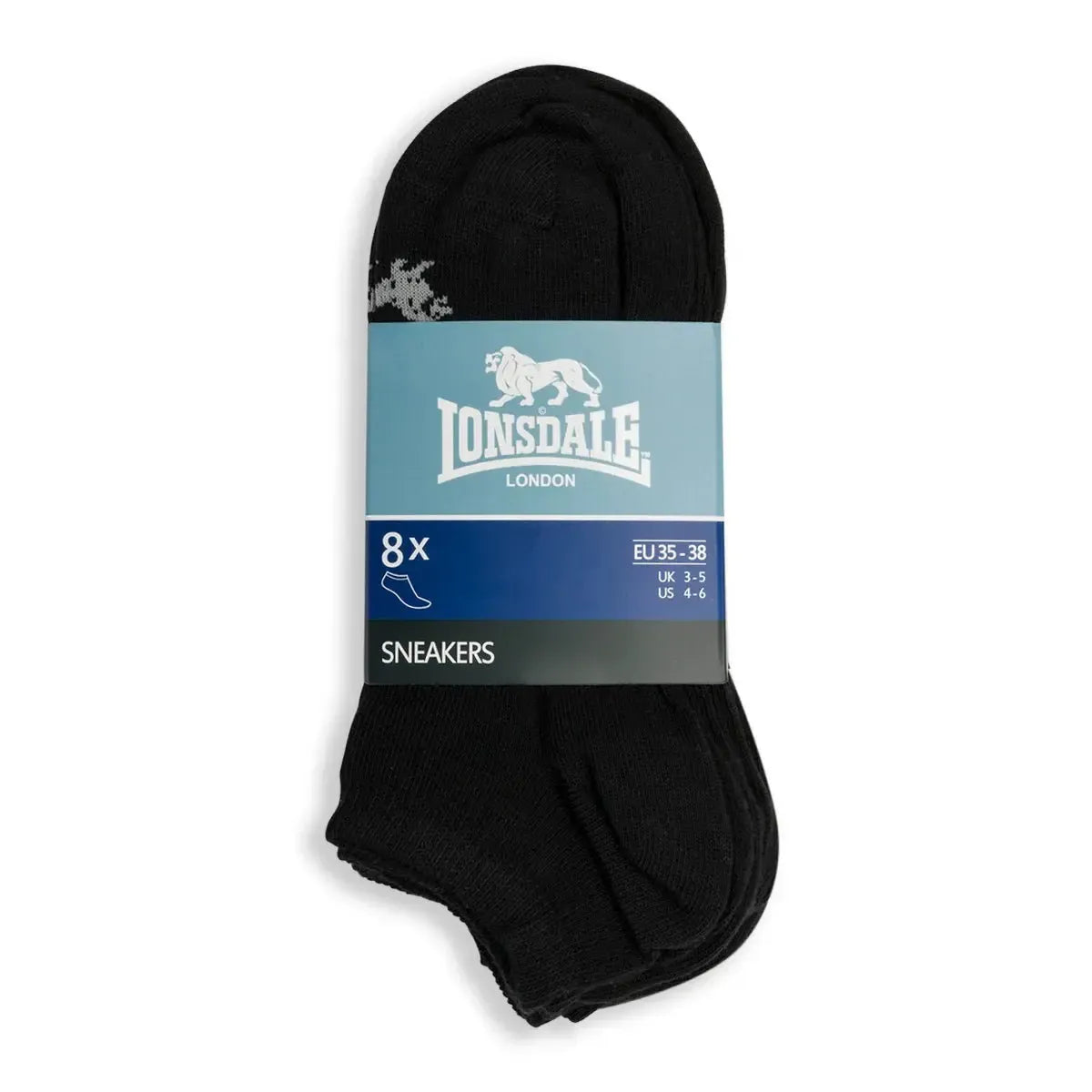 Confezione da 6 paia di calze in cotone unisex uomo donna Lonsdale LNS32