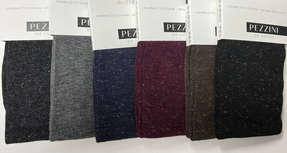 Confezione da 6 paia di calze corte in caldo cotone donna lurex Pezzini Dcz-302 Prestige