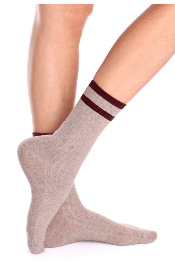 Confezione da 6 paia di calze midi donna a coste in caldo cotone Meritex 4628 Tina