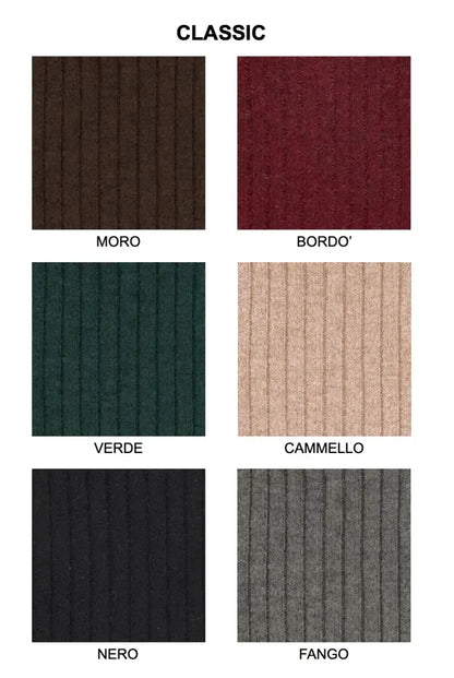 Confezione da 6 paia di calze midi donna in soft cashmere a costa Meritex 451 Costa