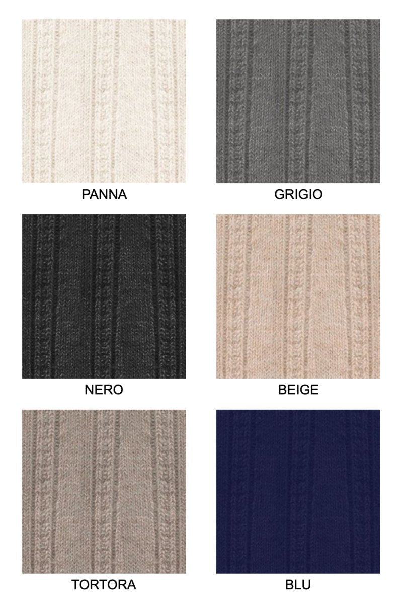 Confezione da 6 paia di calze midi donna in soft cashmere a costa Meritex 452