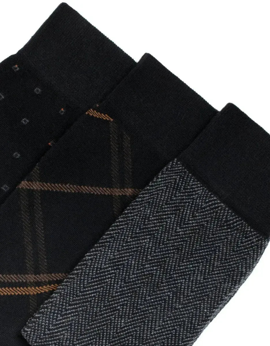 Confezione da 6 paia di calze uomo corte in caldo cotone Pezzini Be Natural Trendy UCZ-PAI2301