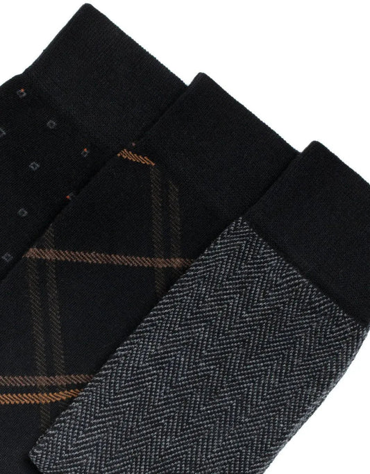 Confezione da 6 paia di calze uomo corte in caldo cotone Pezzini Be Natural Trendy UCZ-PAI2301
