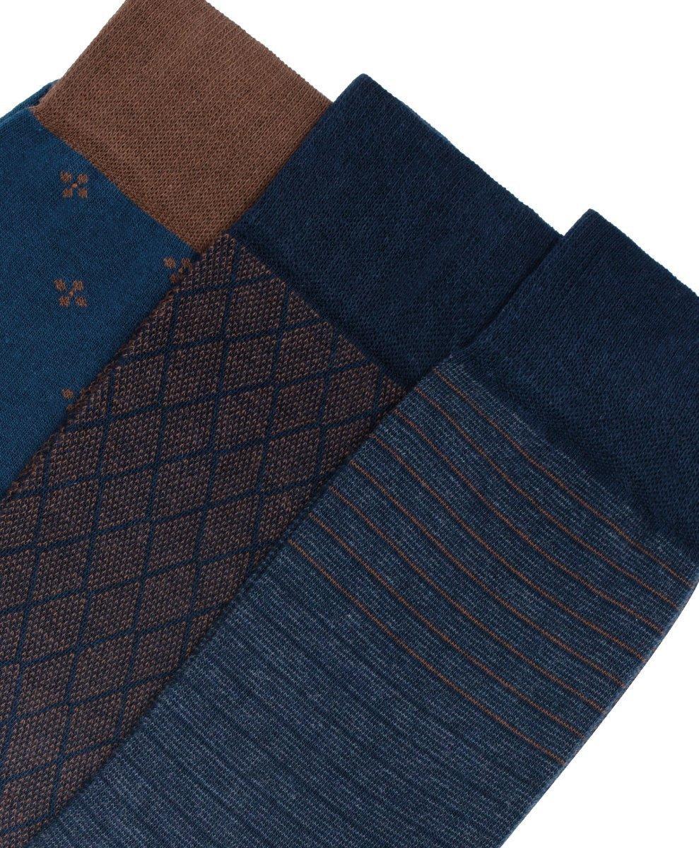 Confezione da 6 paia di calze uomo corte in caldo cotone Pezzini Be Natural Trendy UCZ-PAI2303