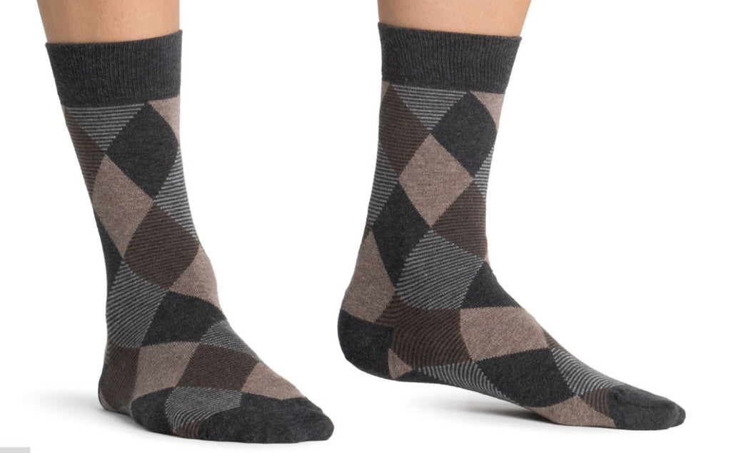 Confezione da 6 paia di calze uomo corte in caldo cotone Pezzini Be Natural Trendy UCZ-PAI2403