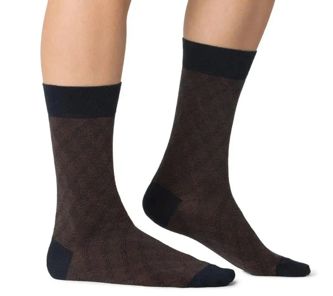 Confezione da 6 paia di calze uomo lunghe in caldo cotone Pezzini Be Natural Trendy UGB-PAI2401