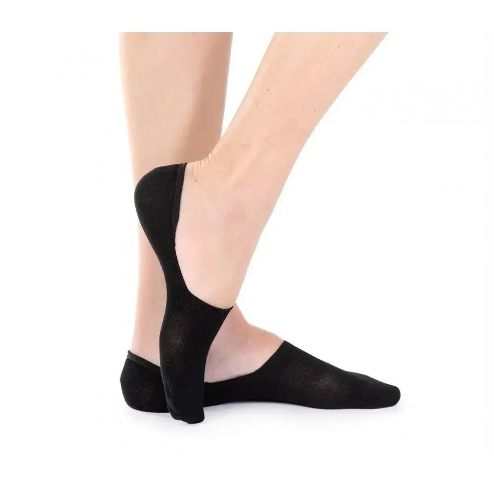 Confezione da 6 paia minicalza salvapiede invisibile uomo donna Meritex silicone in filo di scozia 658
