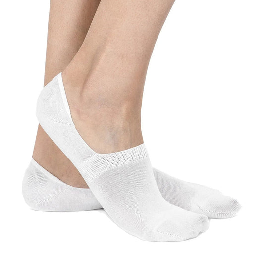 Confezione da 6 paia minicalza salvapiede invisibile uomo donna Meritex silicone in filo di scozia 658