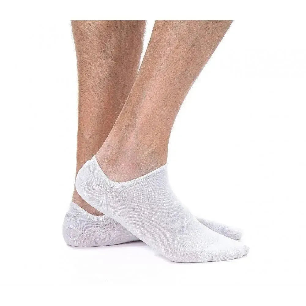 Confezione da 6 paia minicalza uomo donna Meritex silicone in filo di scozia 680 Invisibile