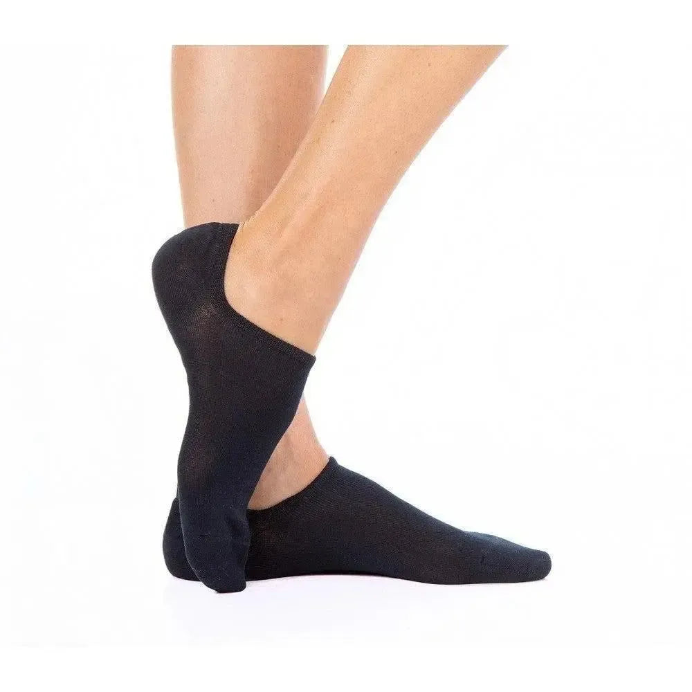 Confezione da 6 paia minicalza uomo donna Meritex silicone in filo di scozia 680 Invisibile