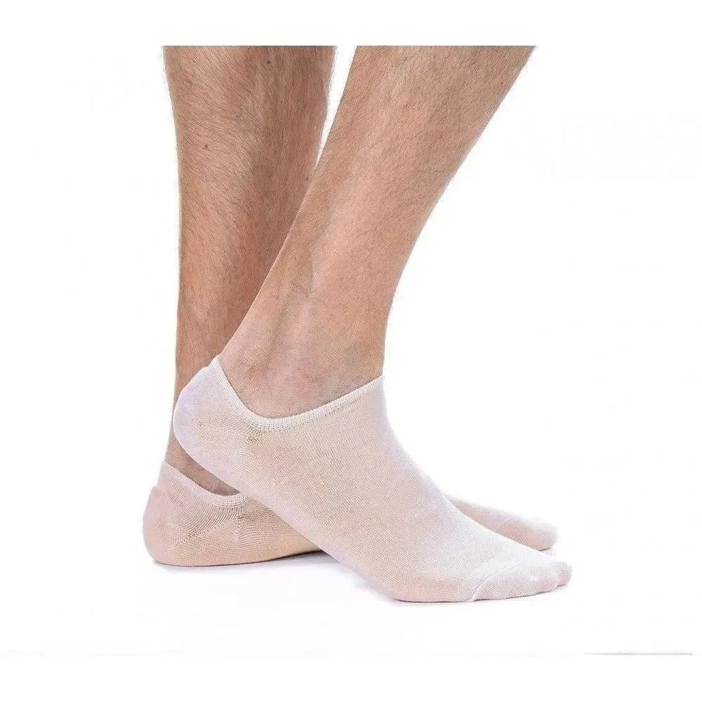 Confezione da 6 paia minicalza uomo donna Meritex silicone in filo di scozia 680 Invisibile
