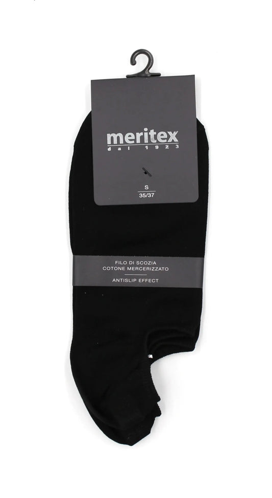 Confezione da 6 paia minicalza uomo donna Meritex silicone in filo di scozia 680 Invisibile
