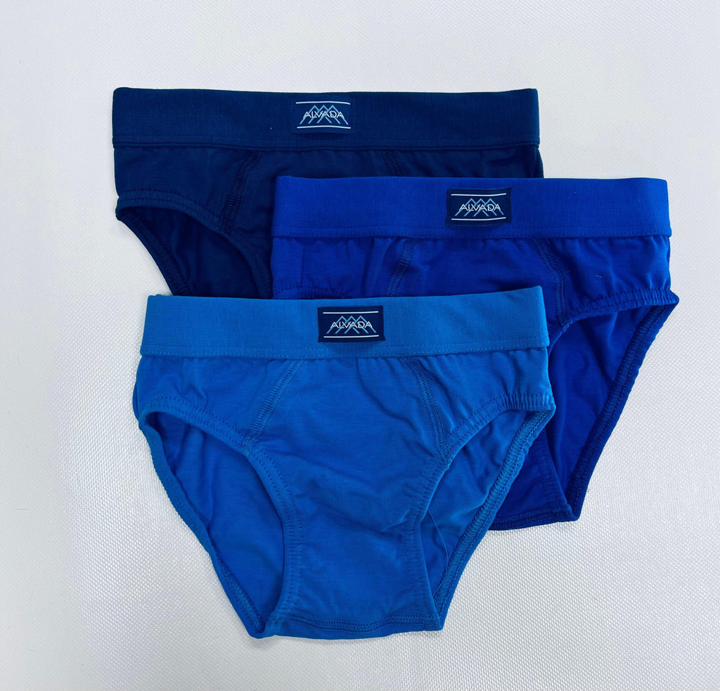 Confezione da 6 slip bambino in cotone bielastico Alvada U703