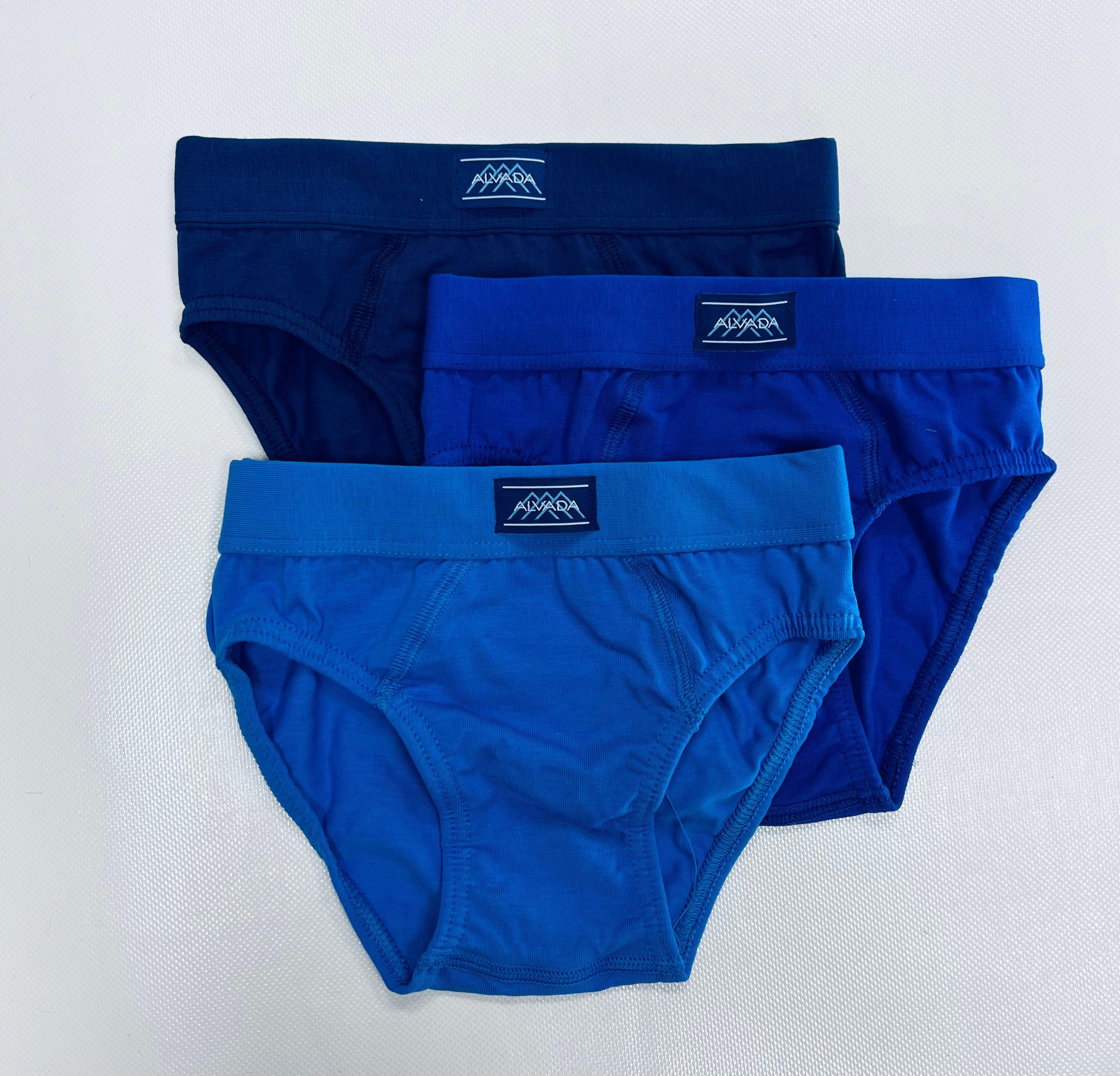 Confezione da 6 slip bambino in cotone bielastico Alvada U703