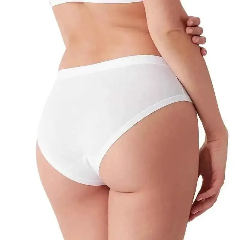 Confezione da tre 3 slip donna modello Midi in cotone bielastico Cotonella 3363