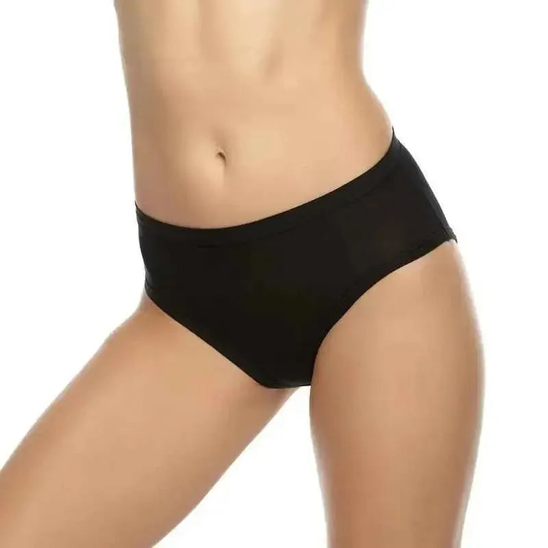 Confezione da tre 3 slip donna modello Midi in cotone bielastico Cotonella 3363