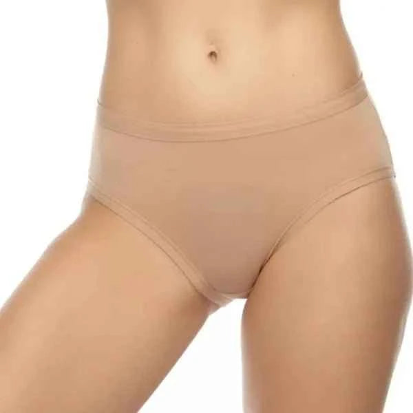 Confezione da tre 3 slip donna modello Midi in cotone bielastico Cotonella 3363