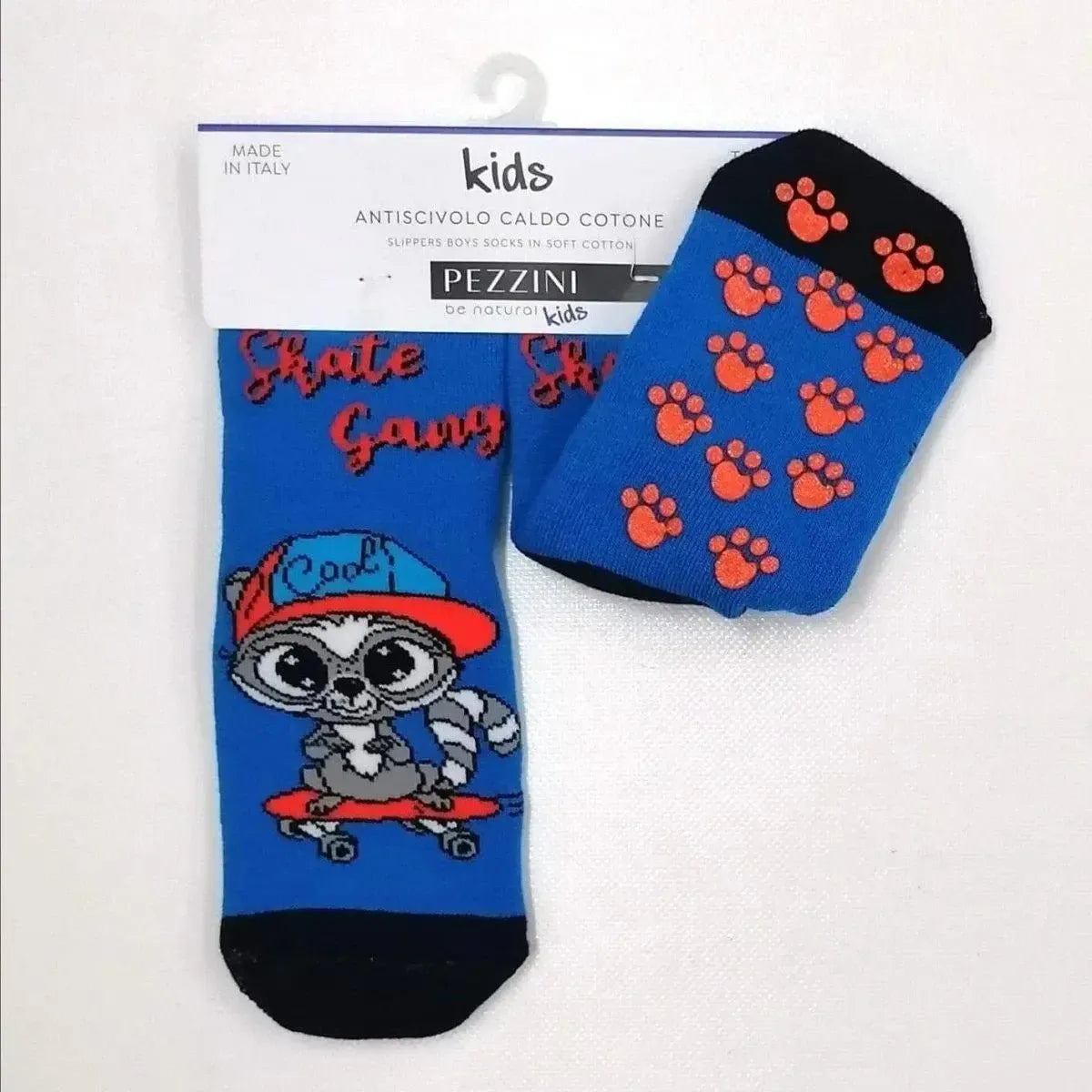 Confezioni da 6 paia di calze antiscivolo bambino Pezzini Kid's in caldo cotone BBS-PAI211701