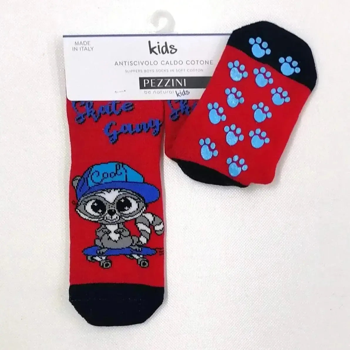Confezioni da 6 paia di calze antiscivolo bambino Pezzini Kid's in caldo cotone BBS-PAI211701