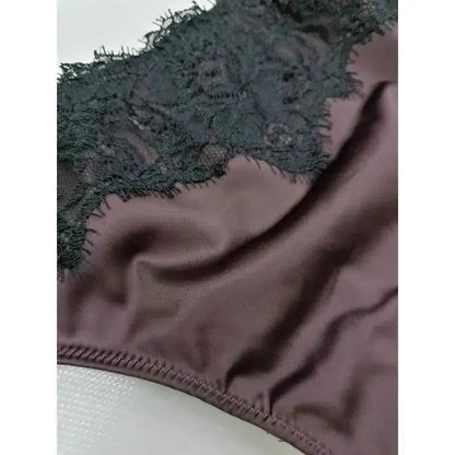 Coordinato Donna Lormar Push Up Plunge con Scollatura Profonda Soft Touch + Slip 1595