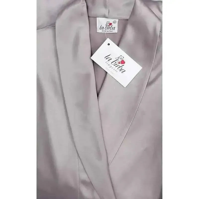Coordinato parure donna raso sottoveste più kimono La birba
