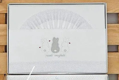 Coordinato piumone e lenzuola culla carrozzina Neonati Gary S73420