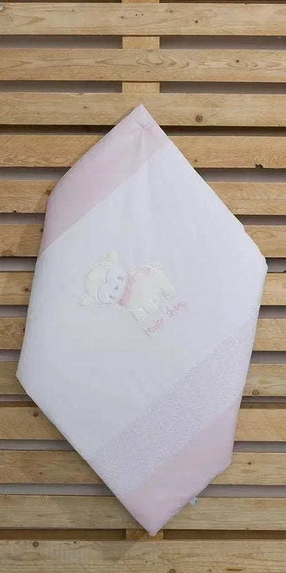 Coordinato piumone e lenzuola culla carrozzina Neonati Gary S73426