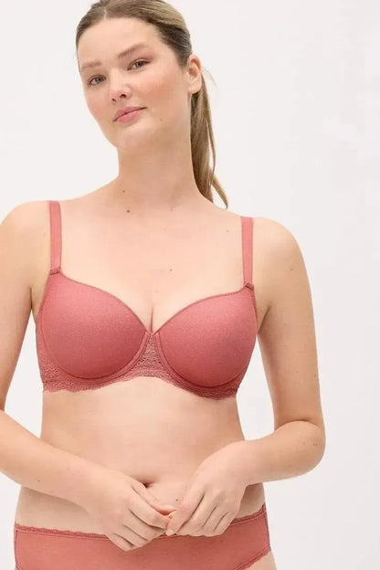 Coordinato reggiseno balconcino con ferretto coppa C e slip midi Ysabel Mora 10840