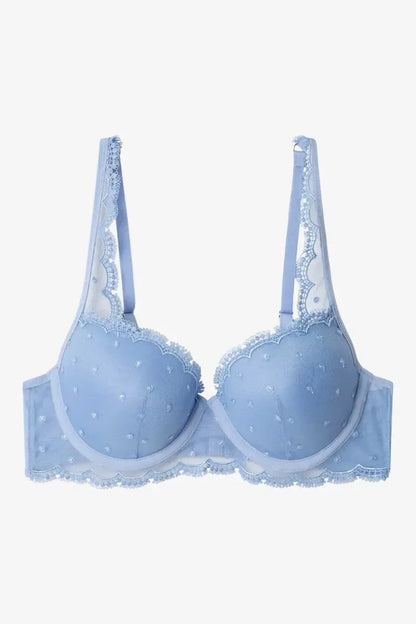 Coordinato reggiseno balconcino con ferretto e slip Gisela 10131