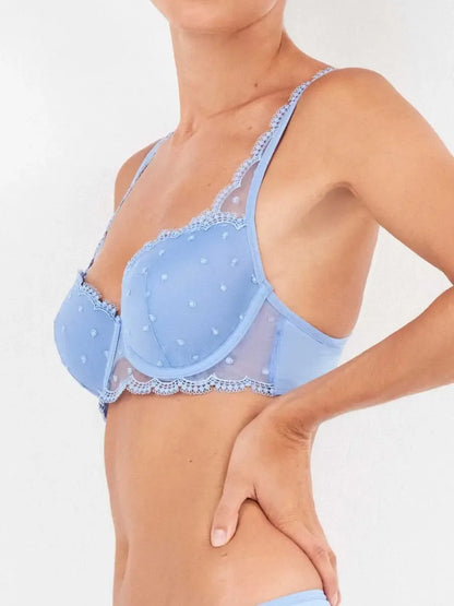 Coordinato reggiseno balconcino con ferretto e slip Gisela 10131