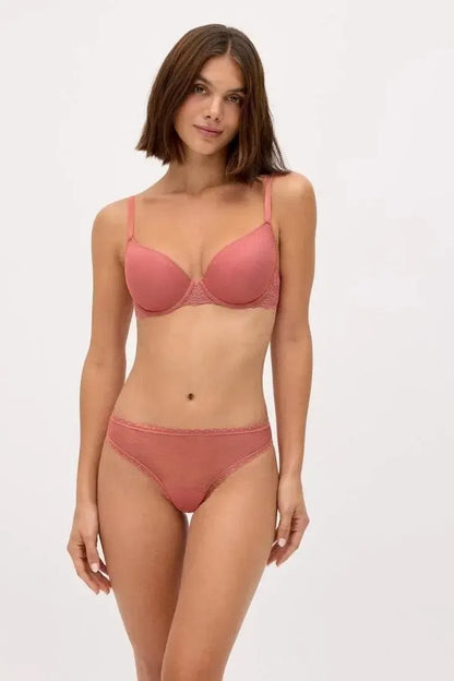 Coordinato reggiseno balconcino con ferretto e slip Ysabel Mora 10839