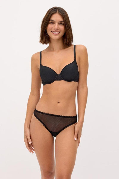 Coordinato reggiseno balconcino con ferretto e slip Ysabel Mora 10839