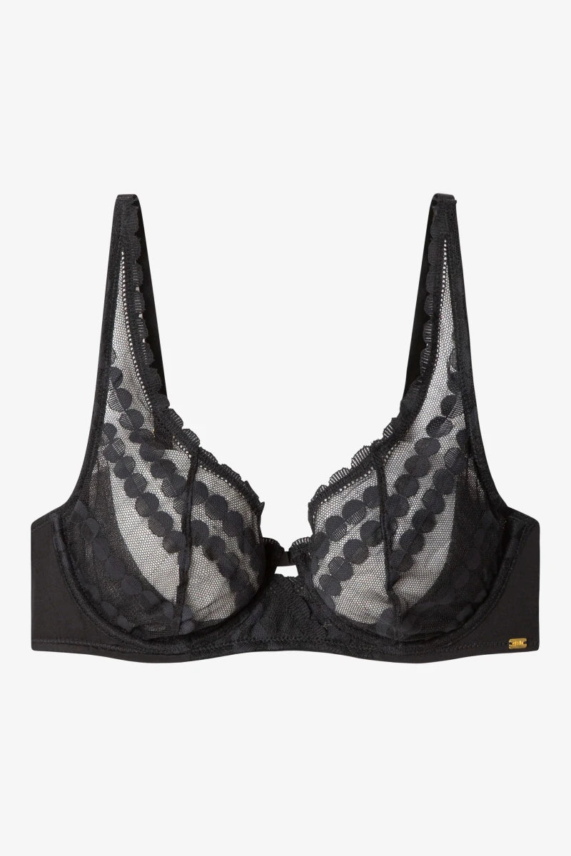 Coordinato reggiseno balconette con ferretto e brasiliana Gisela 10128