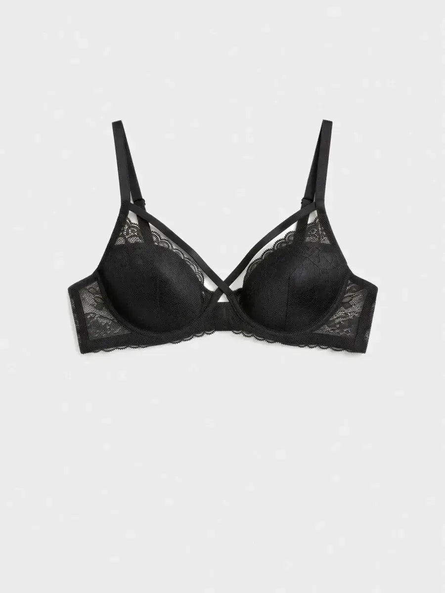 Coordinato reggiseno con ferretto e brasiliana Gisela 10155