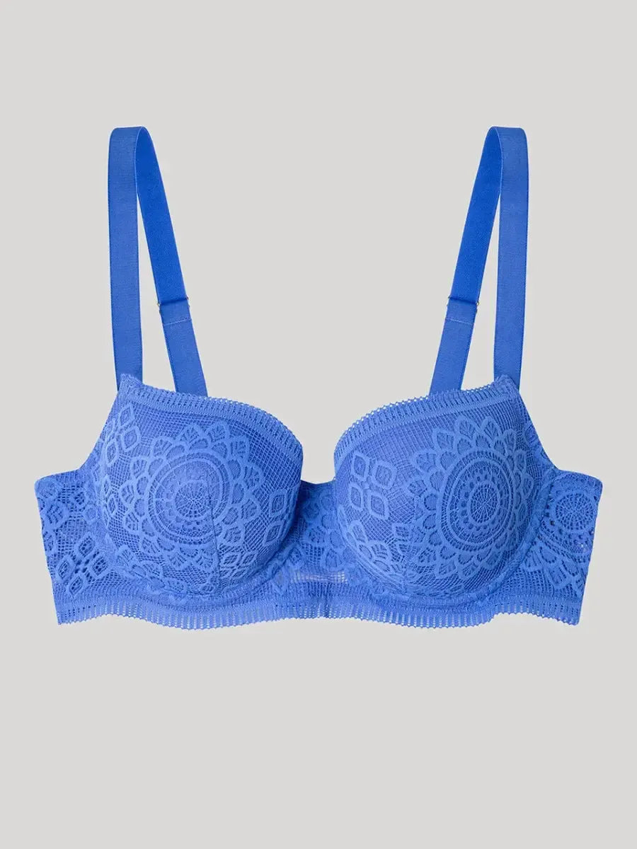 Coordinato reggiseno con ferretto e slip in coppa C Gisela 10117