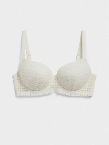 Coordinato reggiseno con ferretto e slip in coppa C Gisela 10158