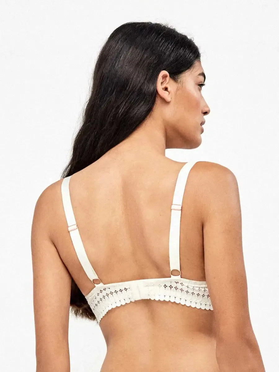 Coordinato reggiseno con ferretto e slip in coppa C Gisela 10158