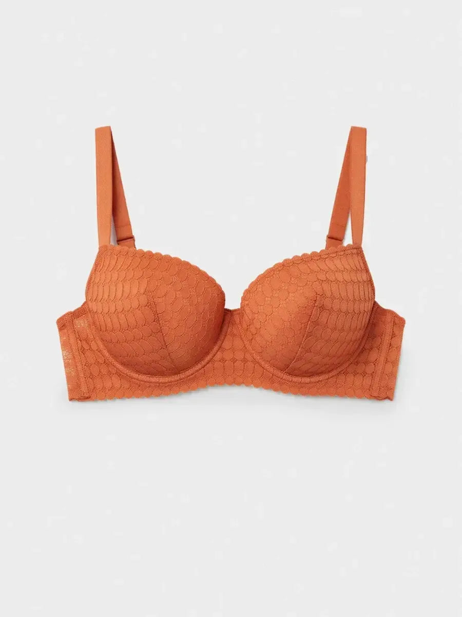 Coordinato reggiseno con ferretto e slip in coppa C Gisela 10158