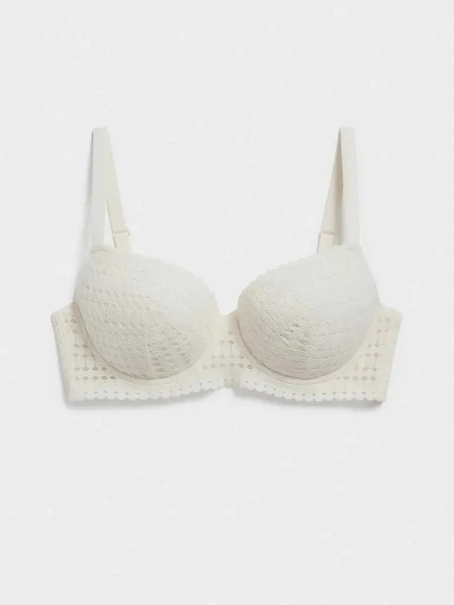 Coordinato reggiseno con ferretto e slip in coppa C Gisela 10158