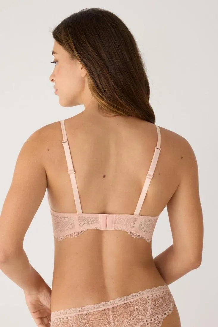 Coordinato reggiseno imbottito senza ferretto e perizoma Ysabel Mora 10845/10847