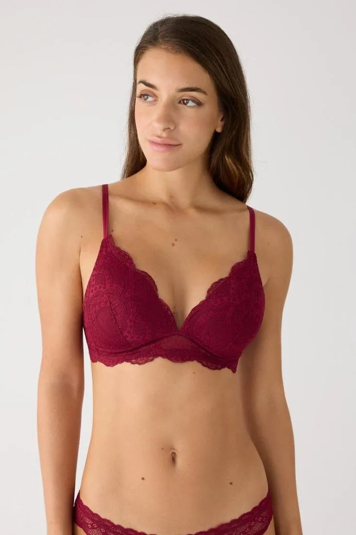 Coordinato reggiseno imbottito senza ferretto e perizoma Ysabel Mora 10845/10847