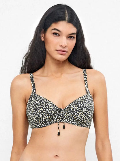 Costume da bagno donna balconcino coppa C e slip Gisela 30308