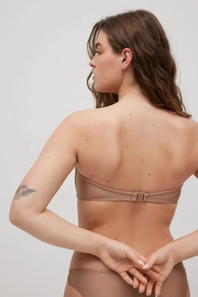 Costume da bagno donna bikini a fascia coppa C con ferretto e slip Ysabel Mora 82925