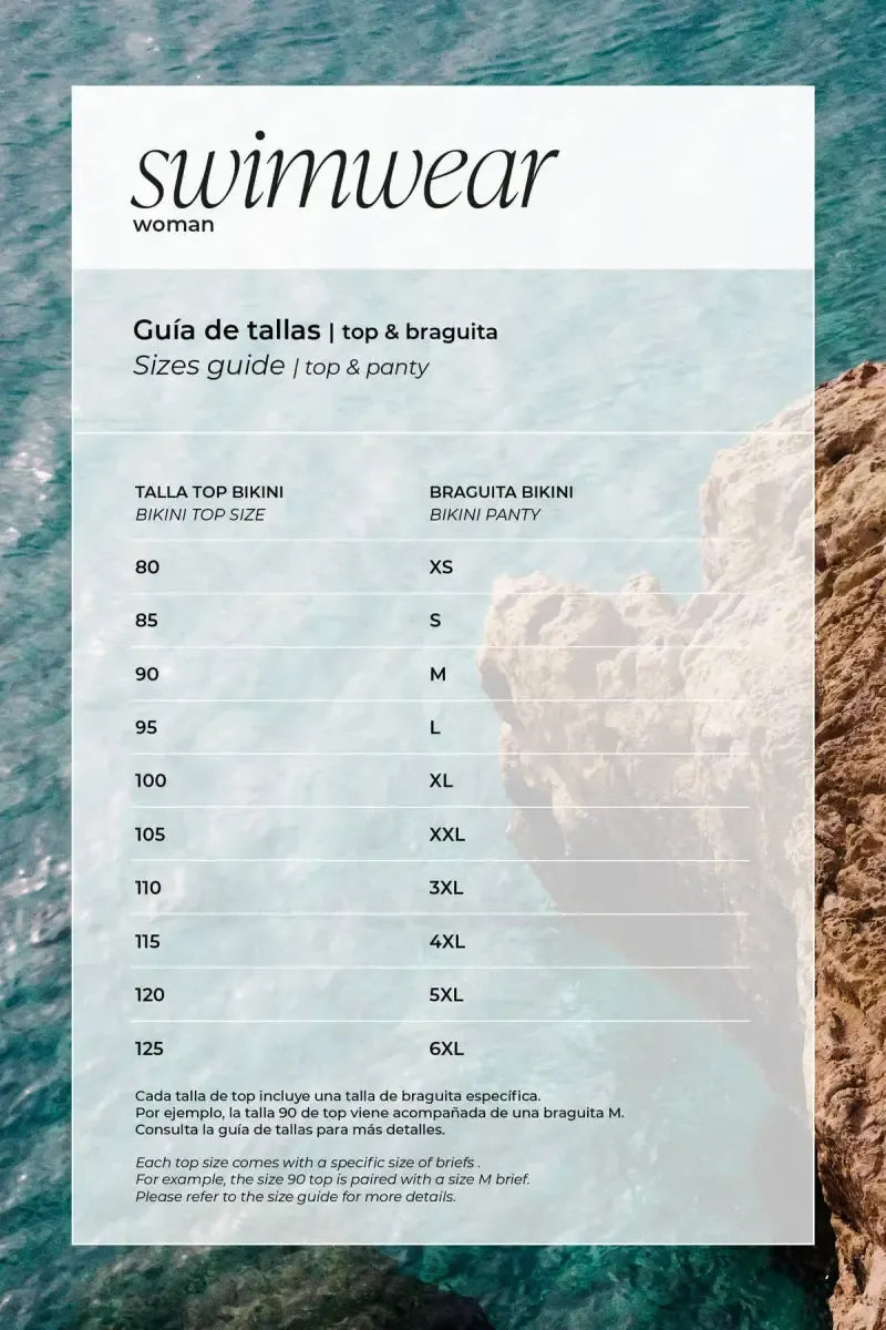 Costume da bagno donna bikini a fascia coppa C con ferretto e slip Ysabel Mora 82925