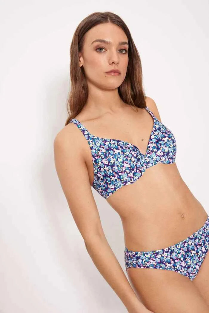 Costume da bagno donna bikini balconcino con ferretto e slip Ysabel Mora 83385
