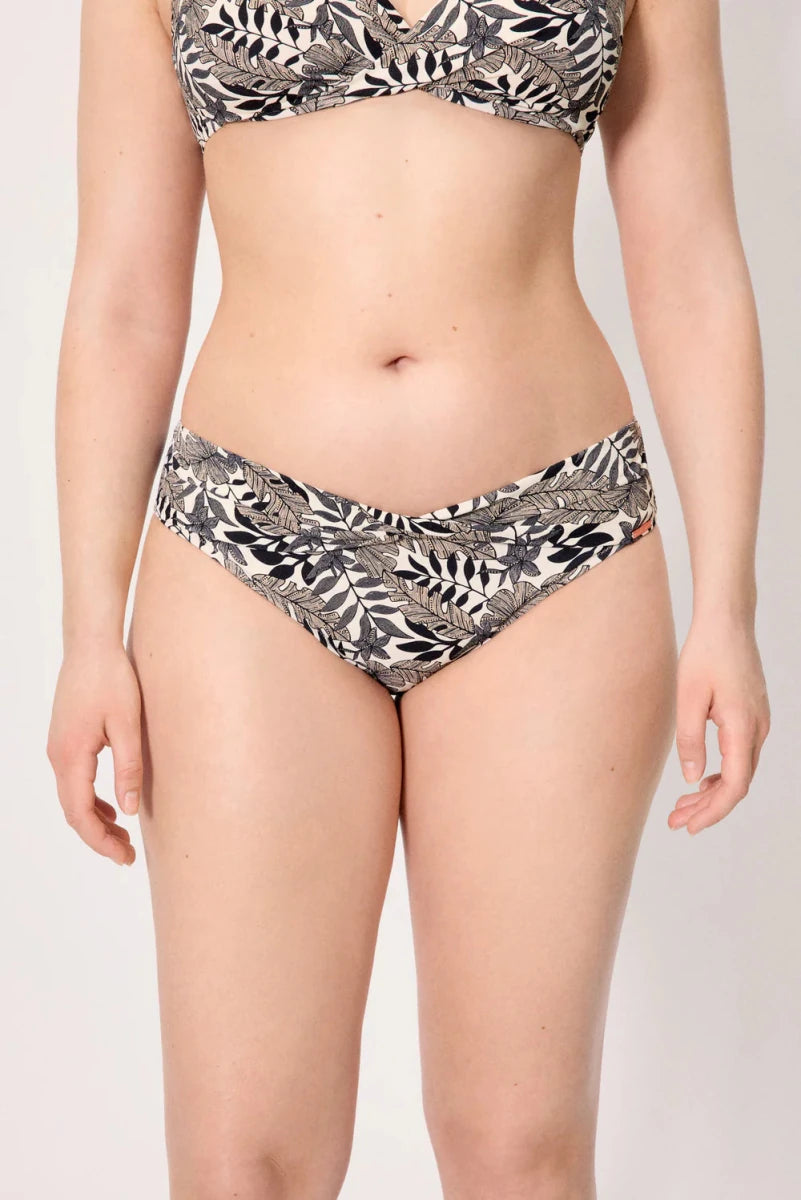 Costume da bagno donna bikini con ferretto coppa C e slip midi snellente Ysabel Mora 83342