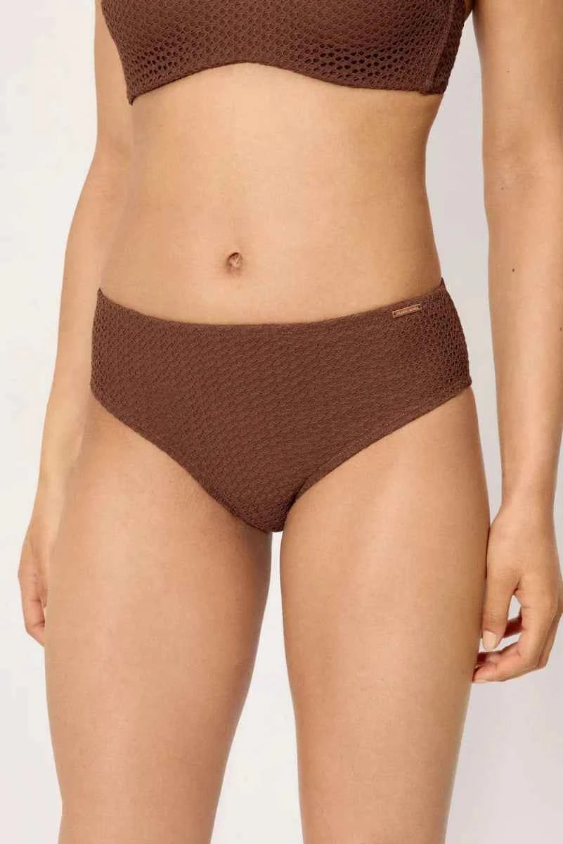 Costume da bagno donna bikini con ferretto coppa C e slip midi snellente Ysabel Mora 83358